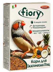 Fiory Esotici корм для экзотических птиц, Фиори