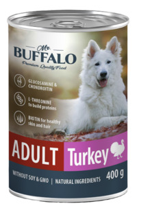 Mr. Buffalo Adult консервы для собак индейка, Буффало