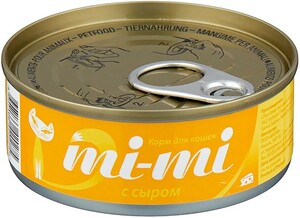 Mi-Mi консервы для кошек с сыром в желе, МиМи