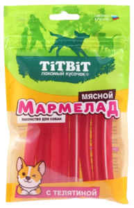 TitBit мармелад мясной с телятиной, ТитБит
