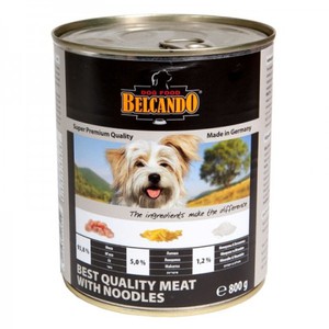 Консервы Belcando для собак, Мясо с лапшой 