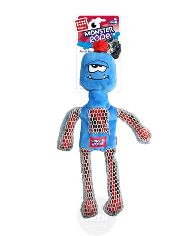 MONSTER ROPE Монстр с веревками игрушка GiGwi Гигви