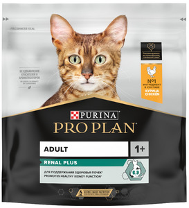 Pro Plan Adult  для взрослых кошек, курица и рис, ПроПлан 0, 4 кг