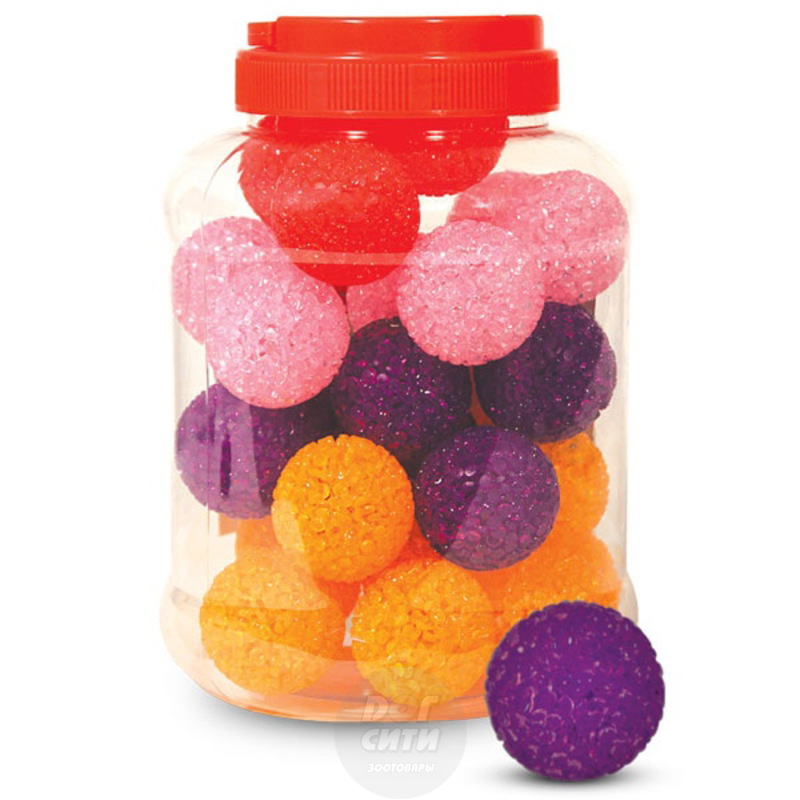 Игрушка Triol для кошек Мяч зернистый туба