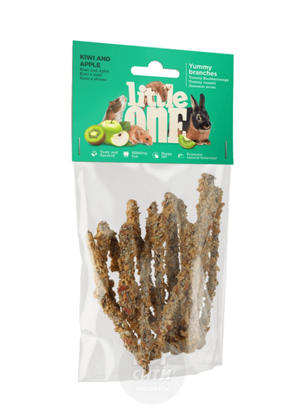Little One Лакомые ветви с киви и яблоком, Литл Уан