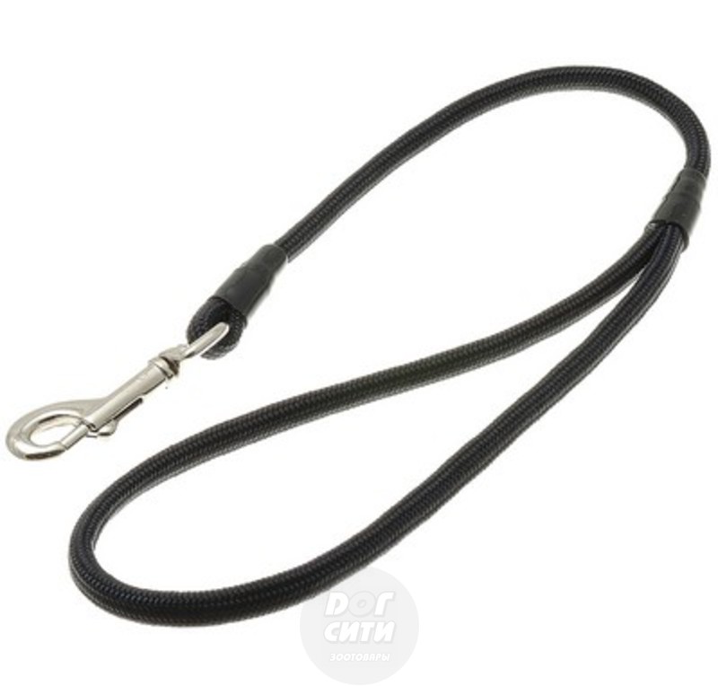 Водилка нейлоновая круглая с карабином VIPet 6 мм*40 см