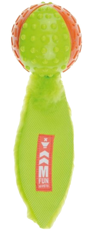 MPets игрушка для собак мяч пищалка с хвостом, МПетс