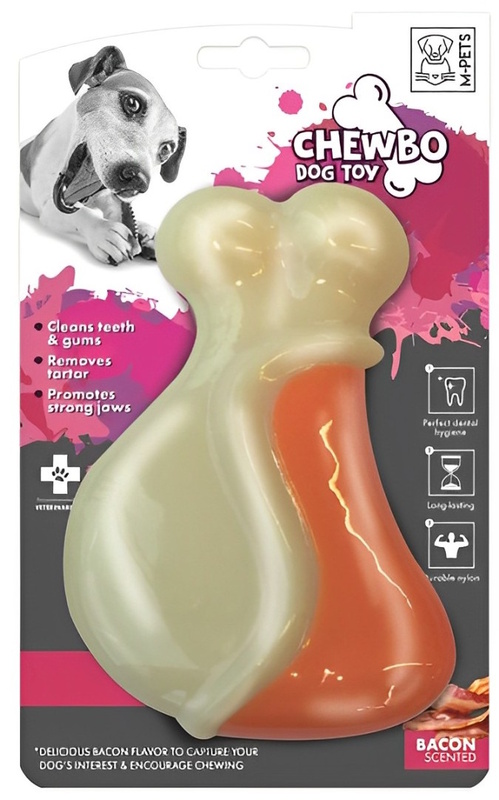 MPets игрушка для собак Куриная ножка нейлон бекон, МПетс