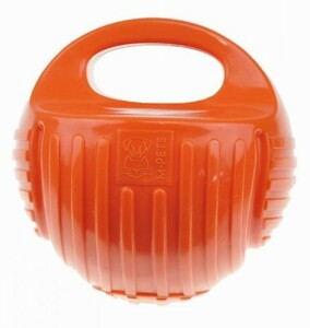MPets игрушка для собак мяч гиря МПетс 13 см оранжевый