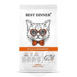  Best Dinner Adult Cat Duck & Cranberry, Бест Диннер