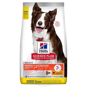 Hill's Science Plan Perfect Digestion для взрослых собак средних пород, Хилс