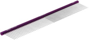 Расческа Hello Pet алюминиевая с фиолетовой ручкой, Хеллоу Пет