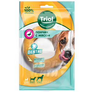 Triol лакомство пончик жевательный Dental, Триол