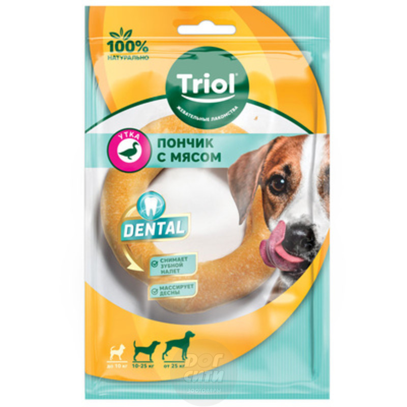 Triol лакомство пончик жевательный Dental, Триол