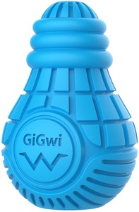 Игрушка GiGwi Bulb Rubber Резиновая лампочка, Гигви 8 см голубой
