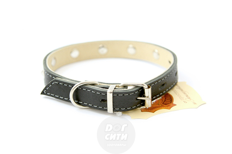 Ошейник Dogger 17 двойной с фурнитурой, Доггер
