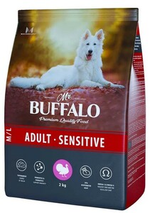 Mr.Buffalo adult m & l sensitive индейка, Буффало