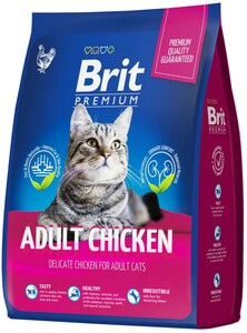 Brit Premium adult cat chicken производство Россия, Брит