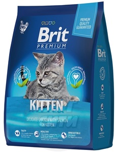 Brit Premium cat kitten chicken производство Россия, Брит