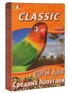 Fiory Classic корм для средних попугаев, Фиори