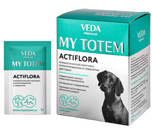 Veda My Totem Actiflora синбиотический комплекс для собак, Веда
