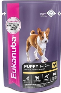 Eukanuba Dog Puppy & Junior пауч, Эукануба