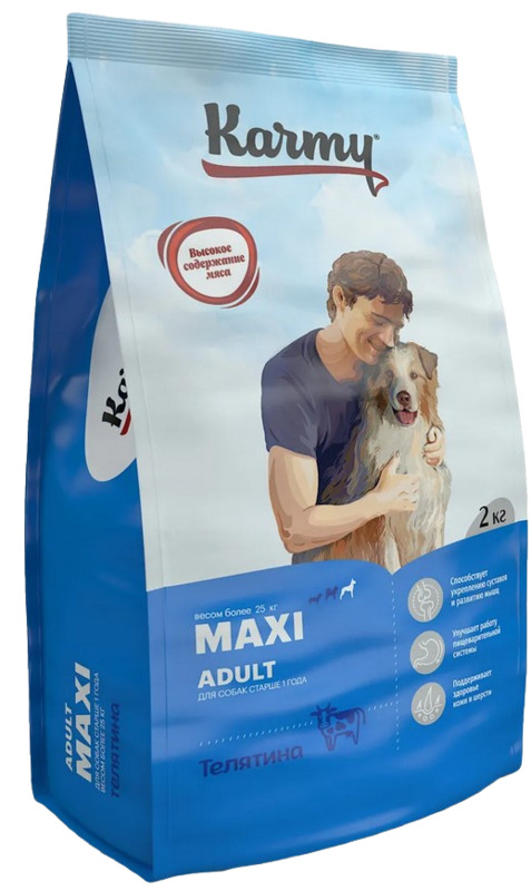 Karmy Maxi Adult  Телятина, Карми