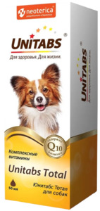 Кормовая добавка для собак Unitabs Total, Юнитабс Тотал