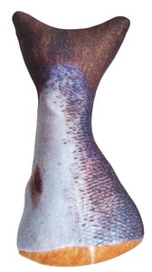 Игрушка Антицарапки Рыбий хвост с валерианой и погремушкой