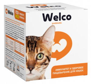 Apicenna Welco лакомство для кошек Иммунитет и здоровое пищеварение, Апиценна