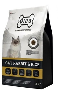 Gina Cat с кроликом и рисом, Джина