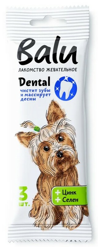 Balu Лакомство с цинком, селеном для собак, Балу