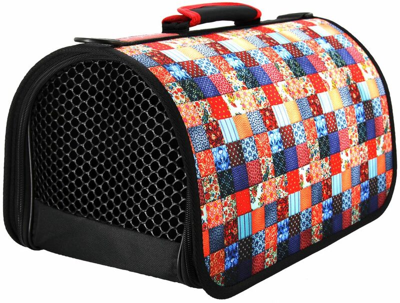 Сумка переноска для кошек и собак Кофр жесткий Вернисаж 