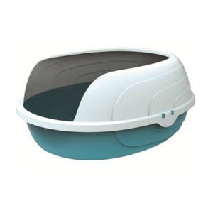 Туалет для кошек с бортиком овальный  MPets МайПэтс