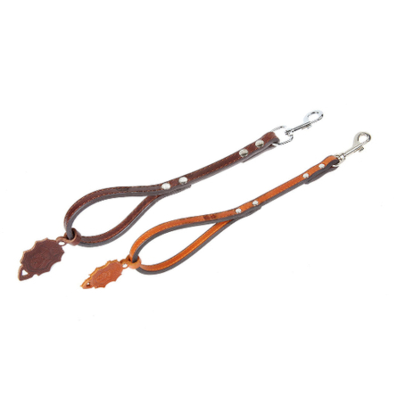 Водилка кожаная двойная Dogger  18мм Доггер