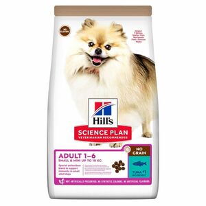 Hill's Science Plan No Grain для взрослых собак мелких пород с тунцом Хилс