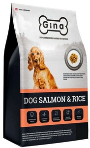 Gina Dog Salmon & Rice, Джина 18 кг