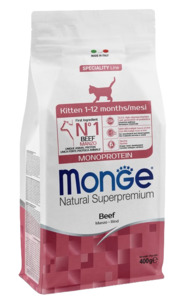 Monge Kitten Monoprotein Beef, Монж 0,4 кг