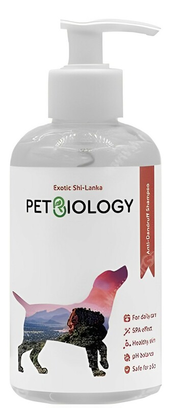 Шампунь Петбиолоджи против перхоти глубокой очистки для собак Шри-Ланка 