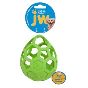 Игрушка JW Яйцо сетчатое неваляшка контейнер для лакомства 12см зеленый