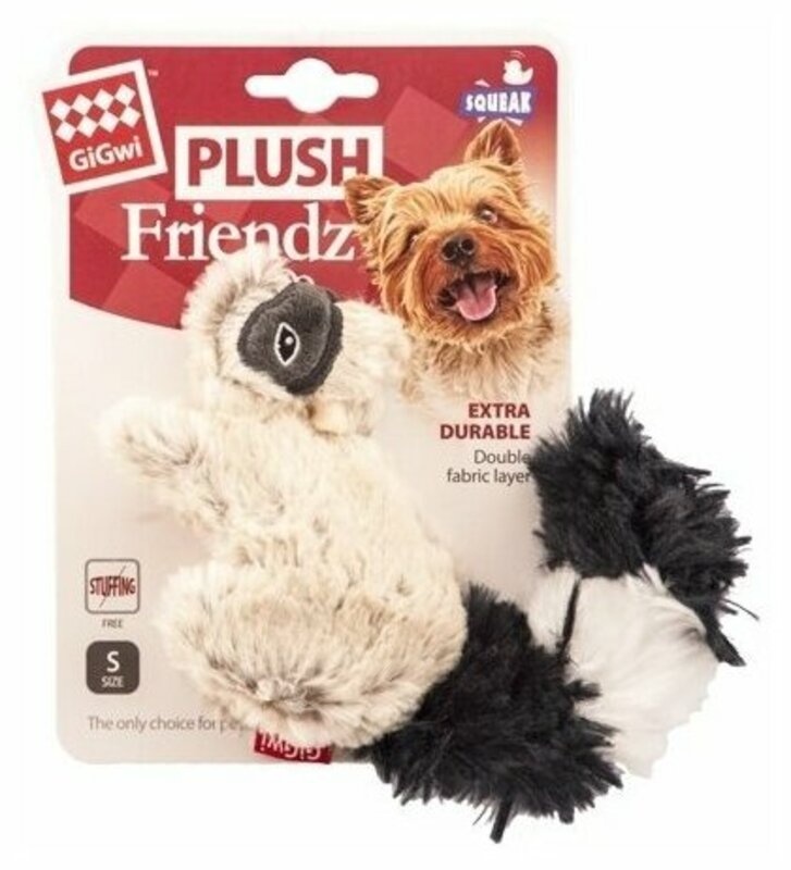  Игрушка GiGwi енот с пищалкой, Гигви