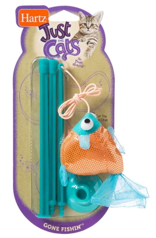 Дразнилка-удочка Hartz Gone Fishihig Cat Toy складная, Хартц