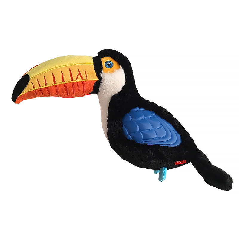 Игрушка GiGwi для собак Тукан с пищалкой большой, Гигви
