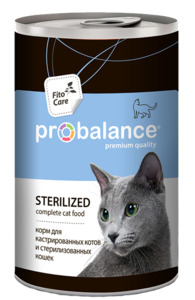 ProBalance Sterilized для кошек, ПроБаланс 415 г