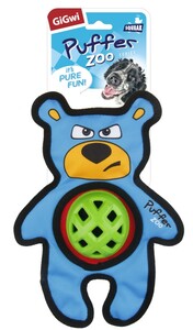 Игрушка GiGwi Медведь с пищалкой для собак, Гигви 26 см