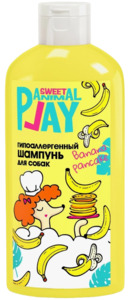 Шампунь Animal Play Sweet  для собак и кошек гипоаллергенный Банановый панкейк, Энимал Плей Свит 300 мл