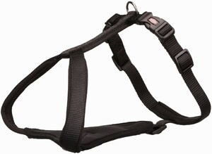 Шлейка Trixie Premium Y-harness S, Трикси S (42–50 см/15 мм) черный