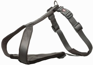 Шлейка Trixie Premium Y-harness L-XL, Трикси L–XL: 85–105 см/25 мм графитовый