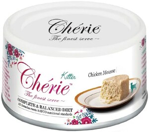 Консервы Pettric Cherie Complete & Balanced Diet мусс из куриц для котят, Петтрик 80 г