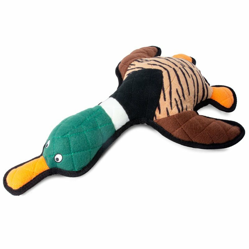 Игрушка для больших собак Утка 40см с пищалкой, серия CATCH & FETCH, Гигви